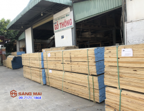 Mua Bán gỗ thông mới nhập khẩu - Cung Cấp Gỗ thông xẻ theo kích thước yêu cầu - Xưởng Gỗ Thông Sáng Mai
