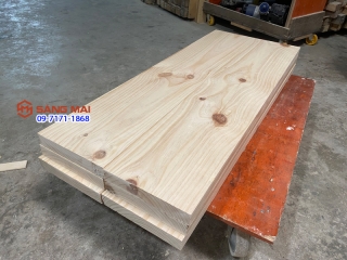 Bán Tấm gỗ thông mặt rộng 24cm x dày 4,2cm x dài 120cm + láng mịn 4 mặt MS11