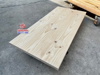 Bán Mặt bàn gỗ thông 120cm x 60cm x dày 4,2cm - Gỗ thông tự nhiên ghép