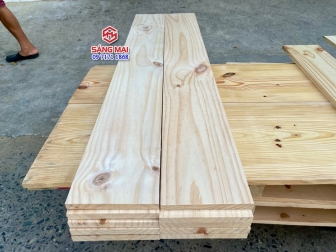 gỗ thông mạt rộng 20cm x dày 2cm + dài 150cm
