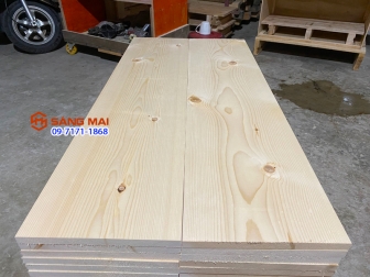 Tấm gỗ thông mặt rộng 28cm x dày 2cm x bào láng 4 mặt + cắt theo yêu cầu