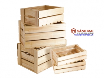 Thùng gỗ pallet - thùng gỗ đựng sản phẩm