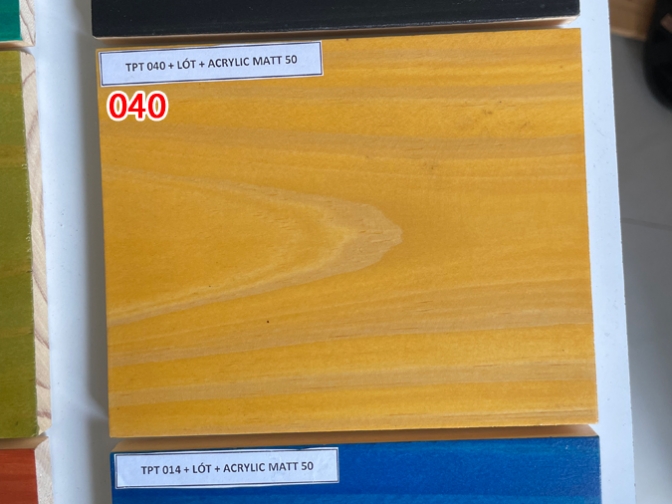 Bảng màu Sơn lau gỗ - Gốc nước: dễ sử dụng - không độc hại - an toàn cho sức khỏe
